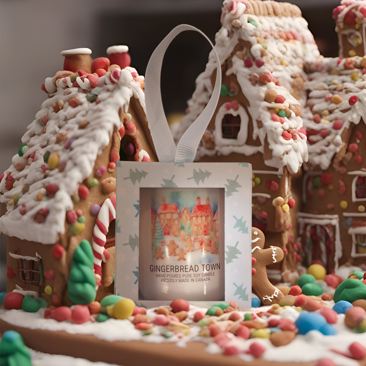 Gingerbread Town Ornament