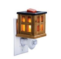 Thumbnail for Pluggable Premium Fragrance Warmer - Wood Lantern