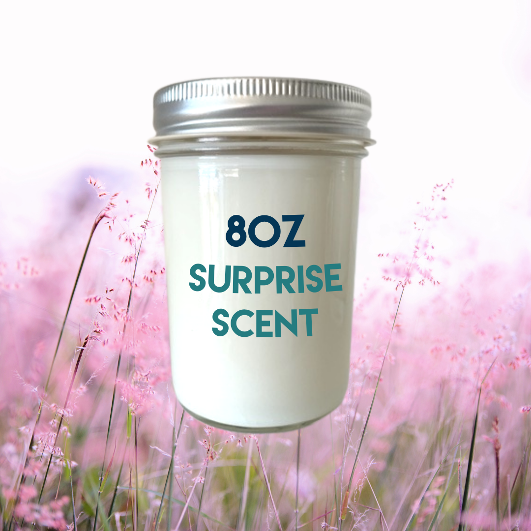 8oz Mason Jar Candle *NEW SCENT SURPRISE*