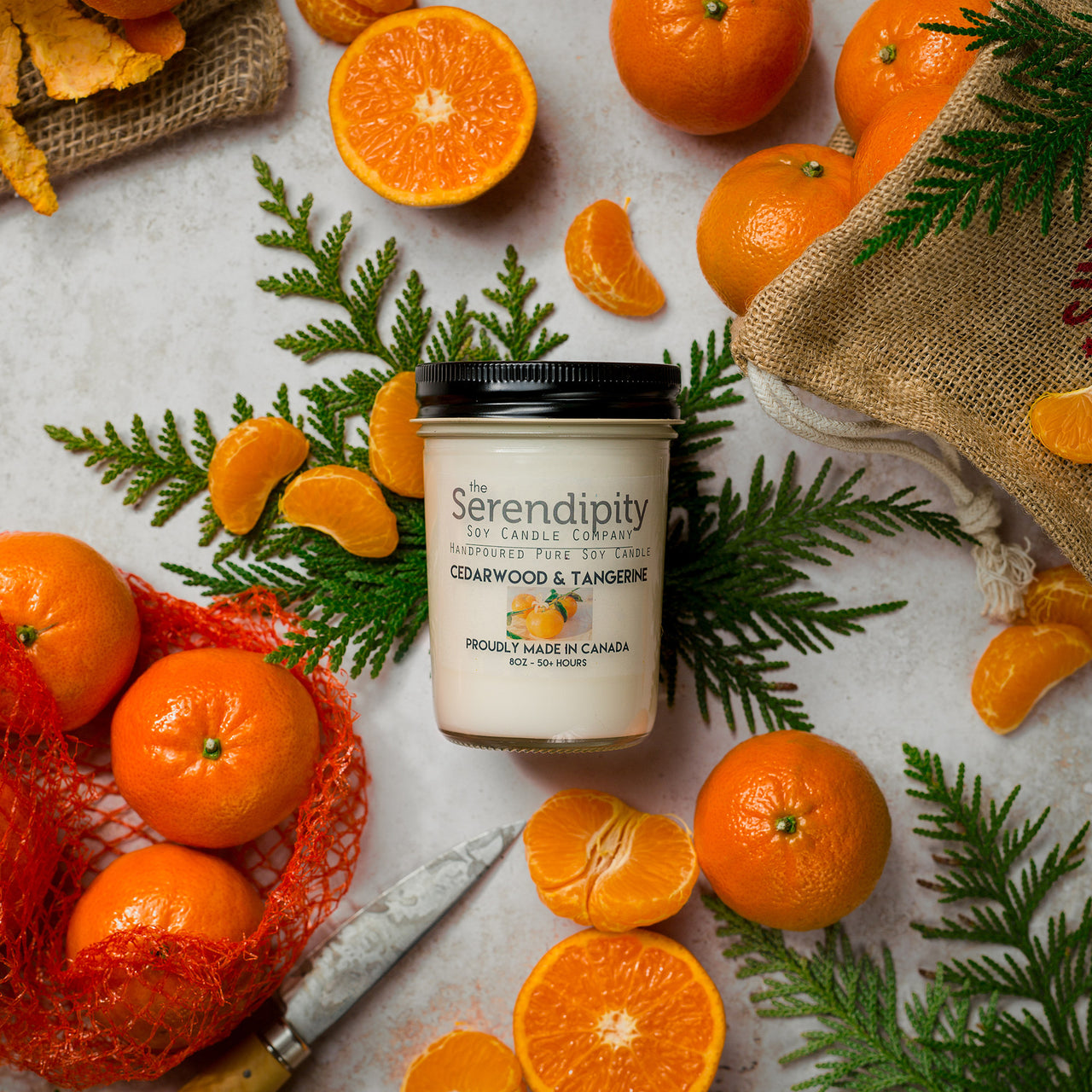 Bois de cèdre et tangerine