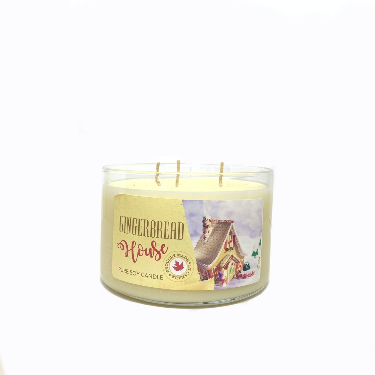 Gingerbread House - 3 wick