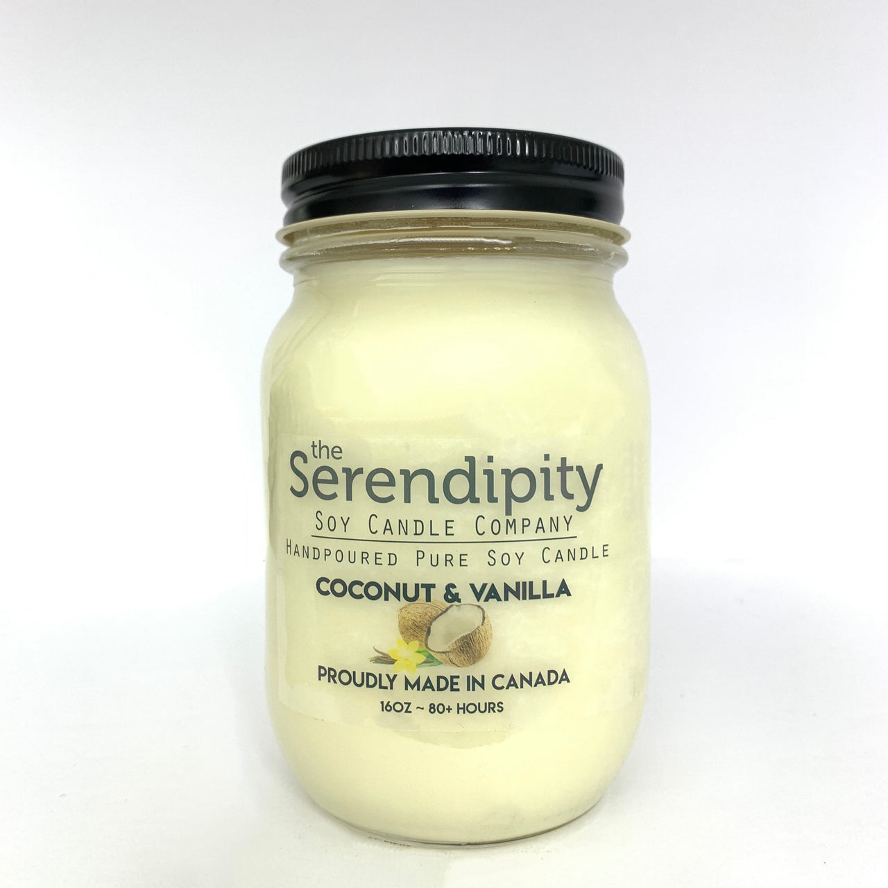 Coconut & Vanilla – Serendipity SOY Candle Factory