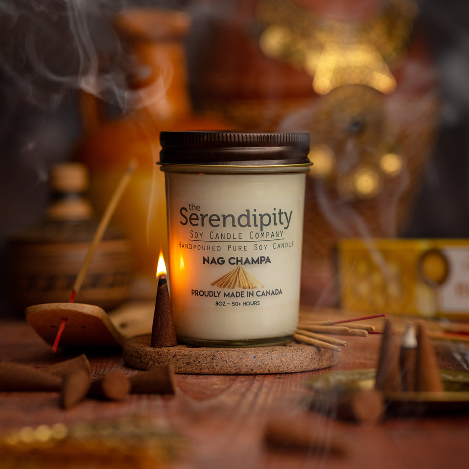 Nag Champa – Serendipity SOY Candle Factory