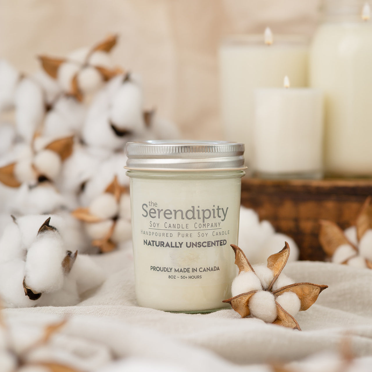 unscented candles