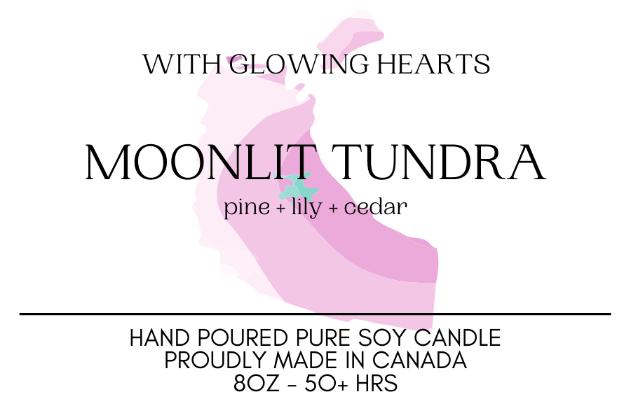 WITH GLOWING HEARTS - MOONLIT TUNDRA (NORTHWEST TERRITORIES)